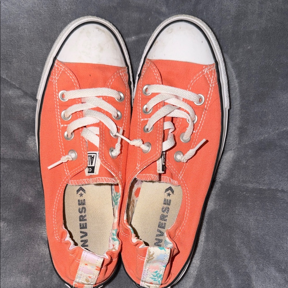 Converse Sneakers in Vibrant Orange